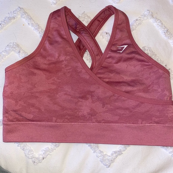 Gymshark adapt sports bra pink camp size M - Picture 3 of 4